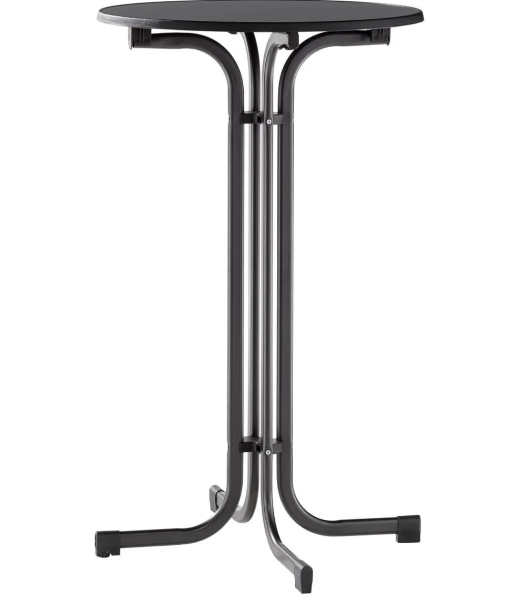 Sieger Stehtisch mit mecalit®-PRO-Platte, ca. Ø70/H112 cm Anthrazit Outlet