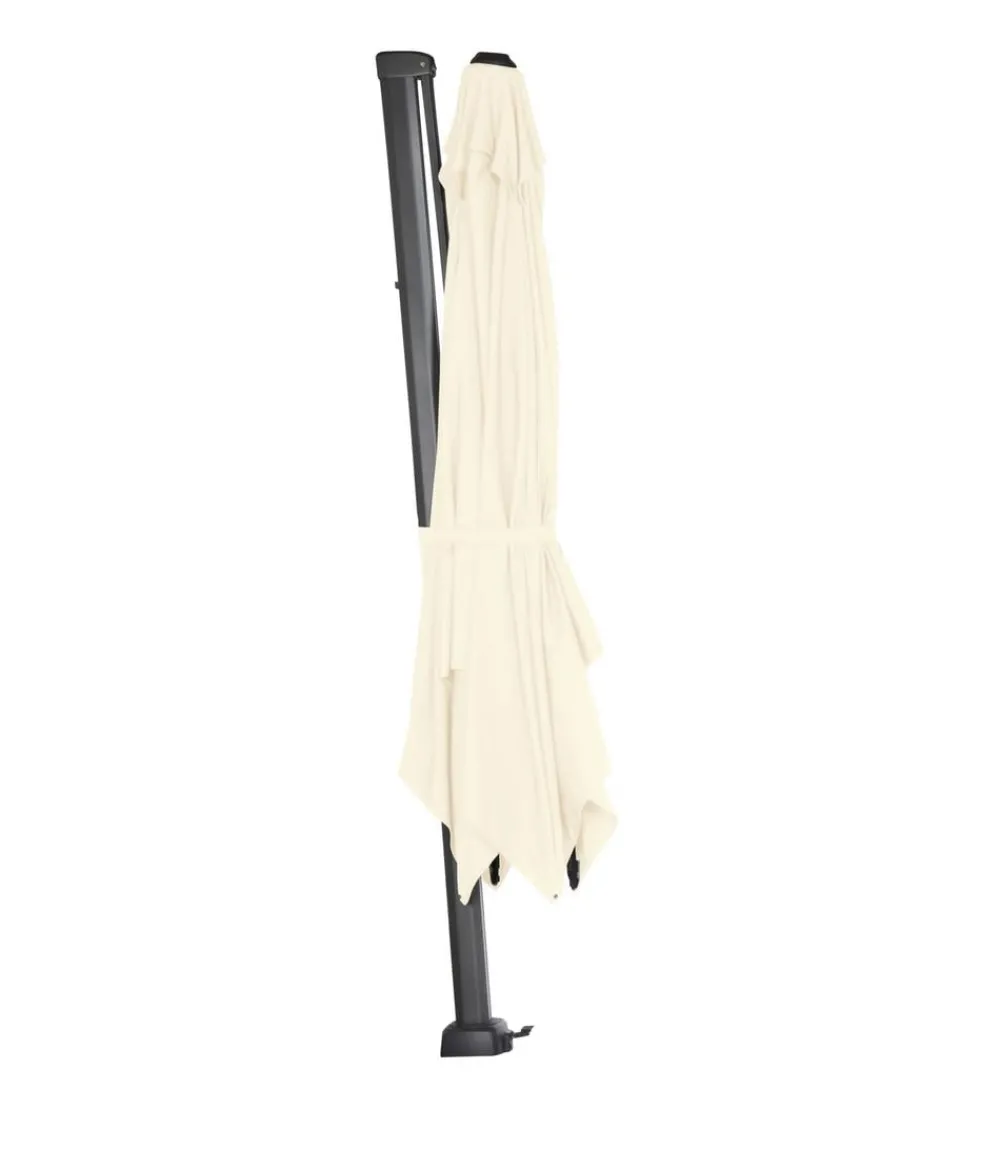 Siena Garden Sonnenschirme - Ampelschirm Sunset N+, quadratisch, ca. B300/T300 cm Creme