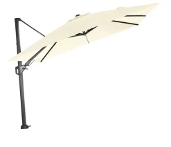 Siena Garden Sonnenschirme - Ampelschirm Sunset N+, quadratisch, ca. B300/T300 cm Creme