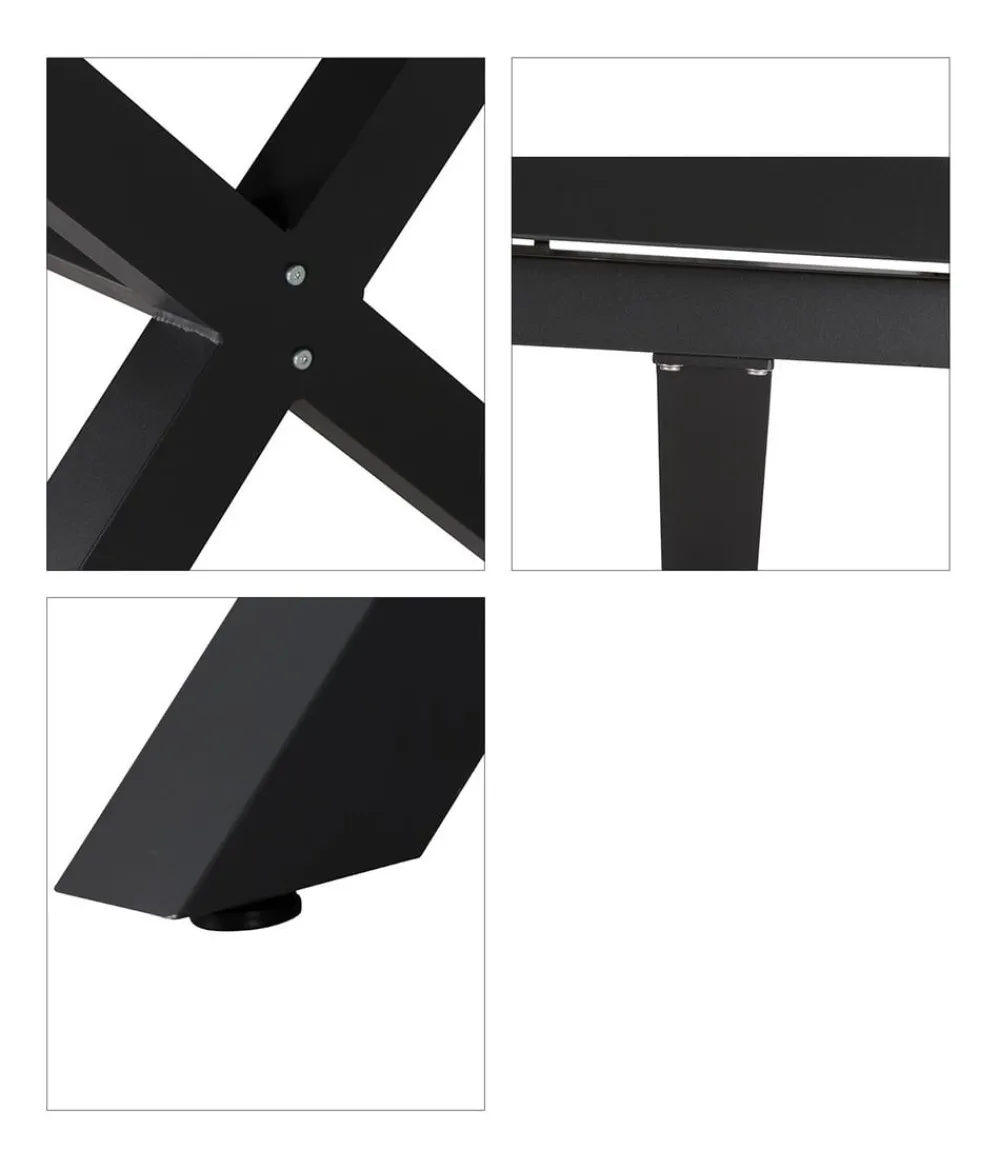 Siena Garden Garten-Esstische|Ausziehtische - Ausziehtisch Sincro, ca. H77/B200-260/T100 cm Dunkelgrau