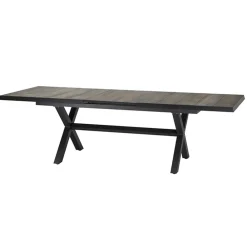 Siena Garden Garten-Esstische|Ausziehtische - Ausziehtisch Sincro, ca. H77/B200-260/T100 cm Dunkelgrau