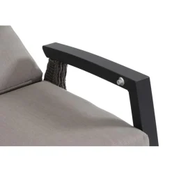 Siena Garden Bank Corido, 103 x 206 x 87 cm Dunkelgrau