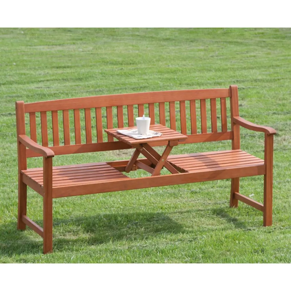 Siena Garden 3-Sitzer Gartenbänke|Gartenbänke Holz > Bank Florida, 3-Sitzer