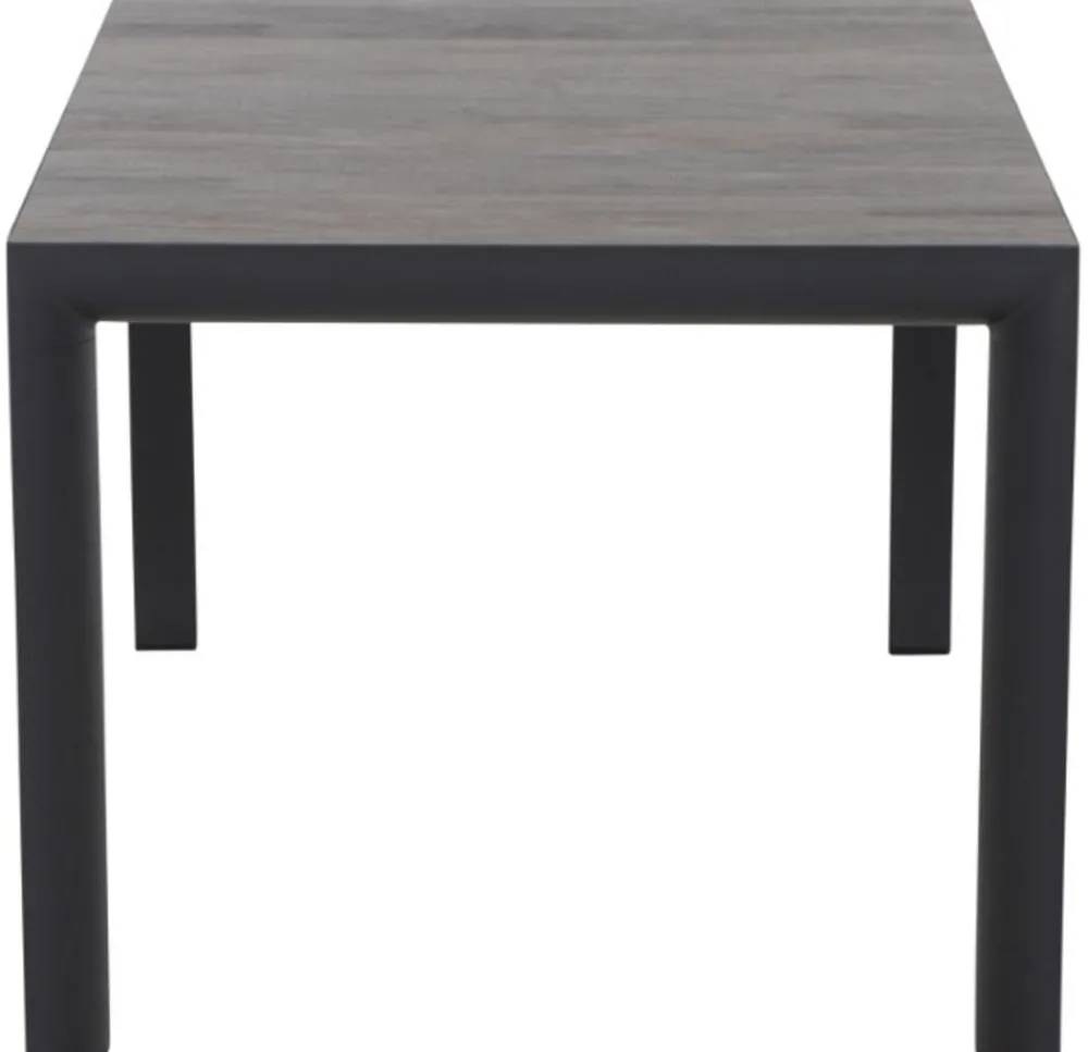 Siena Garden Garten-Esstische|Gartentische Aluminium - Dining-Tisch Silva Dunkelgrau