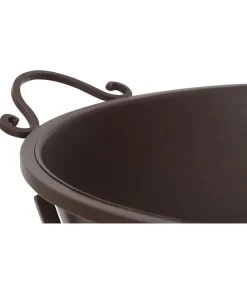 Siena Garden Feuerschale Antik, ca. B53,5/H48,5/T64,5 cm Dunkelbraun Hot