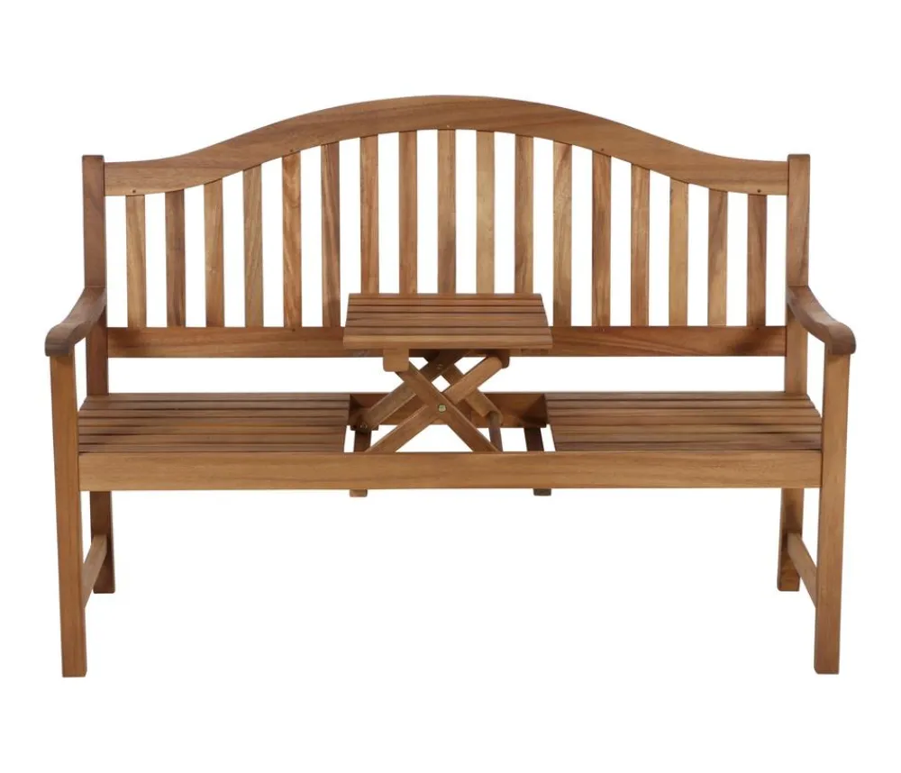 Siena Garden 3-Sitzer Gartenbänke|Gartenbänke Holz - Gartenbank Pisa, 3-Sitzer Braun