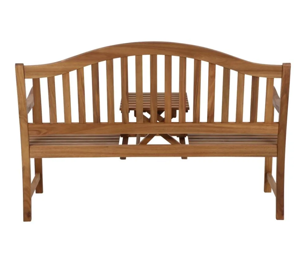 Siena Garden 3-Sitzer Gartenbänke|Gartenbänke Holz - Gartenbank Pisa, 3-Sitzer Braun