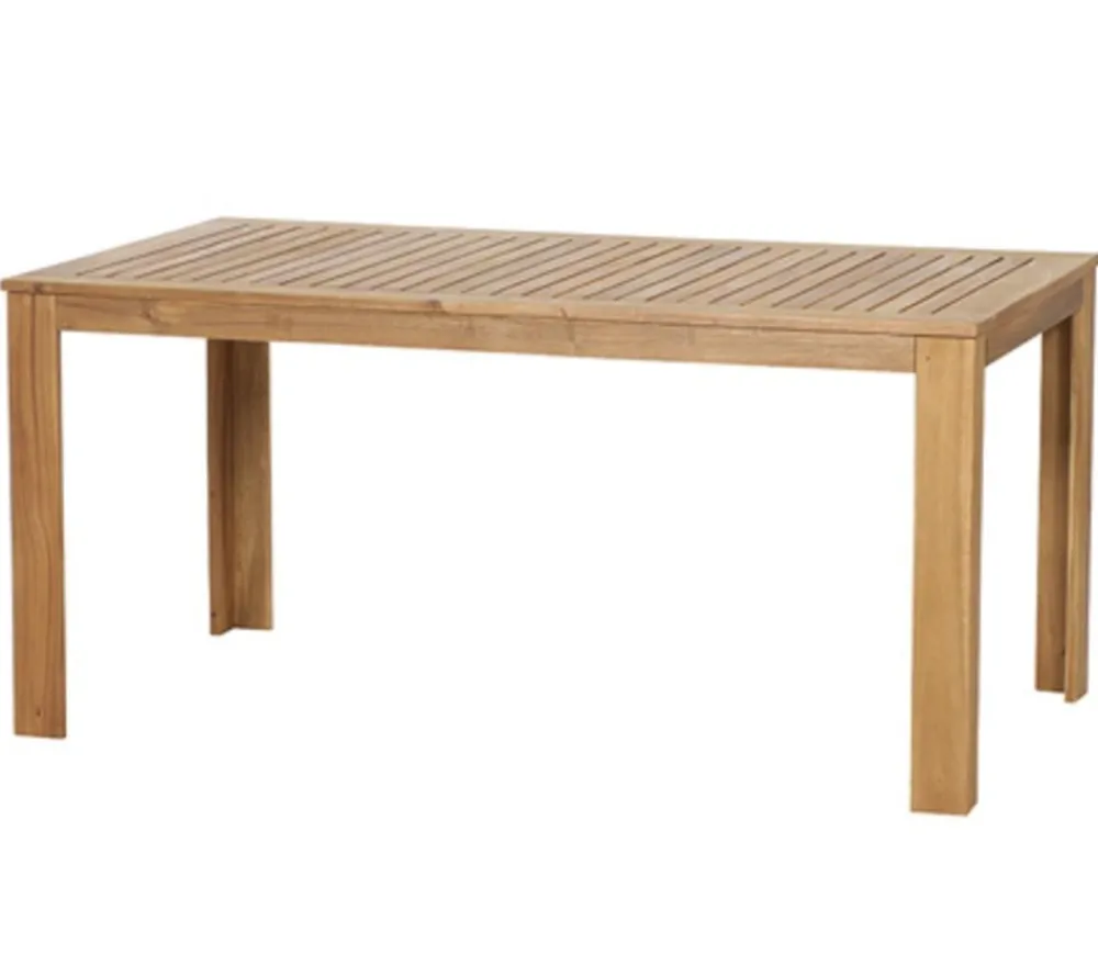 Siena Garden Garten-Esstische|Gartentische Holz - Gartentisch Paleros, ca. B160/H75/T90 cm Hellbraun