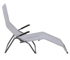 Siena Garden Kippliege Anco, ca. B56/H103,5/T175 cm Grau