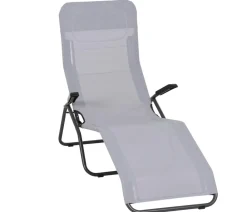 Siena Garden Kippliege Anco, ca. B56/H103,5/T175 cm Grau