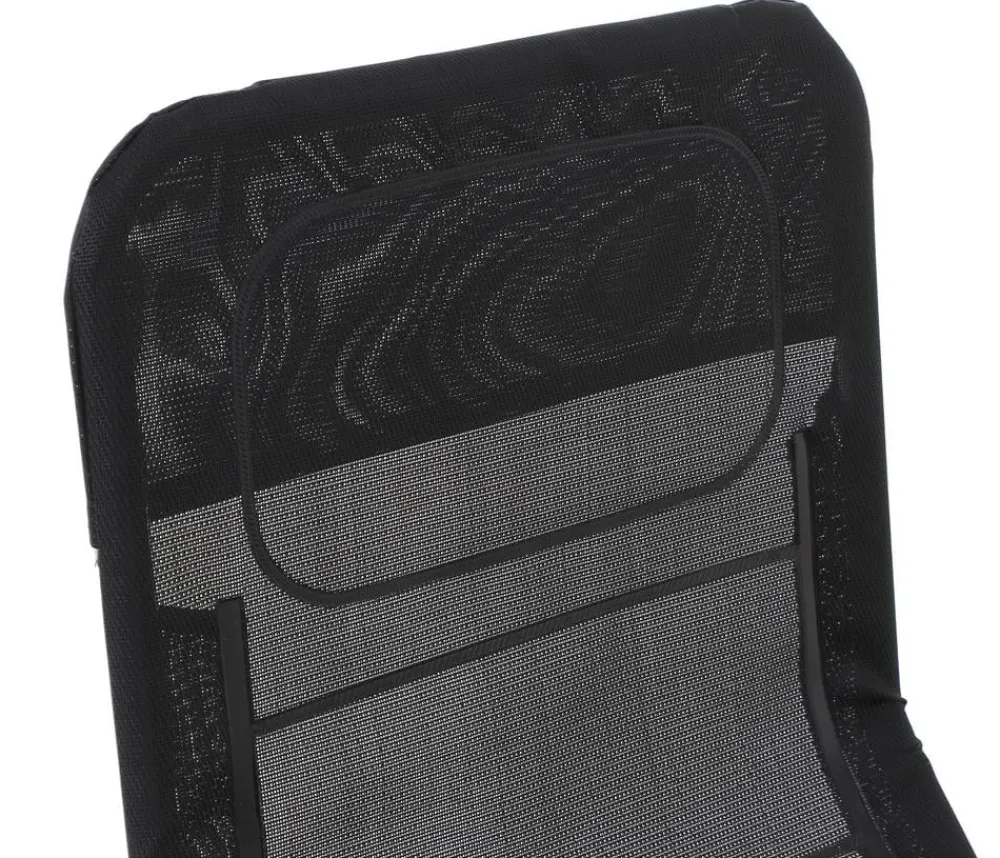 Siena Garden Klappliegen|Relaxliegen - Kippliege Anco, ca. B56/H103,5/T175 cm Schwarz