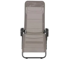 Siena Garden Klappliegen|Relaxliegen - Kippliege Bito, ca. B54/H118/T183 cm Taupe