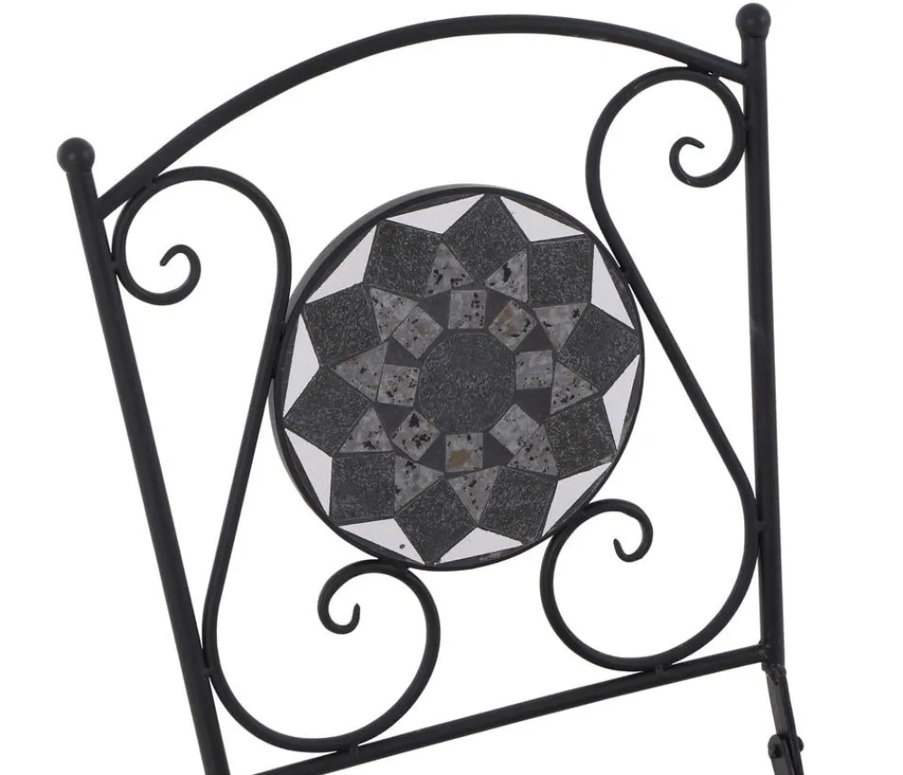 Siena Garden Gartenstühle Metall|Klappstühle - Klappsessel Como Schwarz