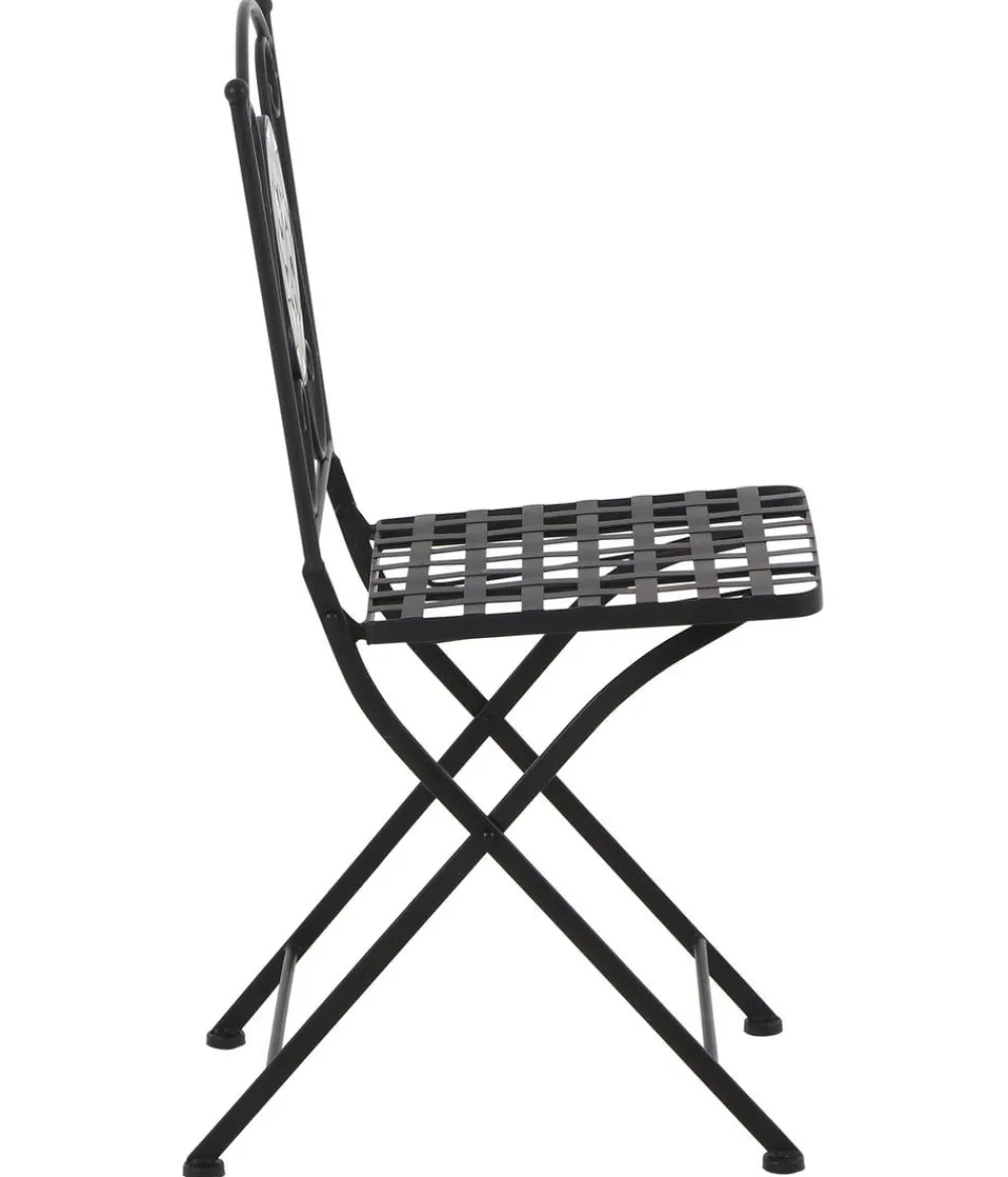 Siena Garden Gartenstühle Metall|Klappstühle - Klappsessel Como Schwarz