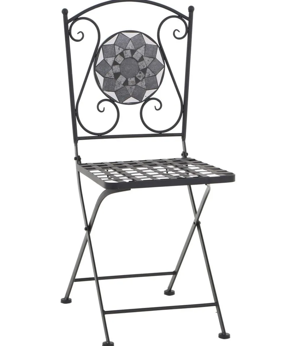 Siena Garden Gartenstühle Metall|Klappstühle - Klappsessel Como Schwarz