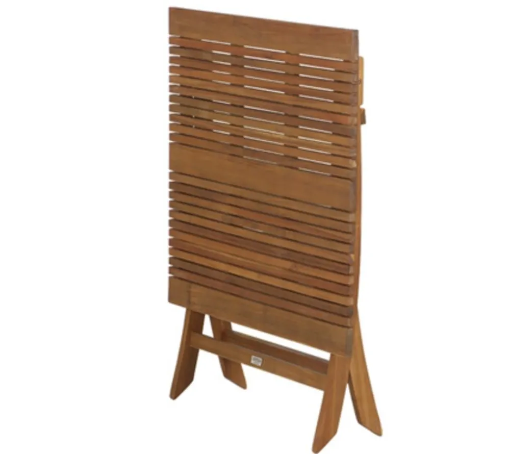 Siena Garden Klapptisch Falun, ca. B80/H74/T80 cm Hellbraun New