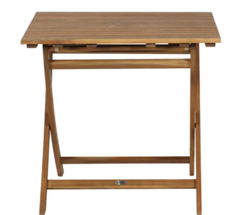 Siena Garden Klapptisch Falun, ca. B80/H74/T80 cm Hellbraun New