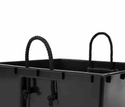 Siena Garden Blumentöpfe & Übertöpfe - Kunststoff-Säule ECO Nizza, konisch, ca. B35/H68/T35 cm Grau