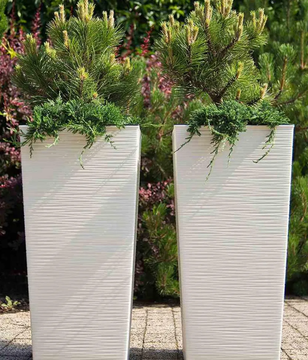 Siena Garden Blumentöpfe & Übertöpfe > Kunststoff-Säule Eco Nizza, konisch, ca. B40/H75/T40 cm
