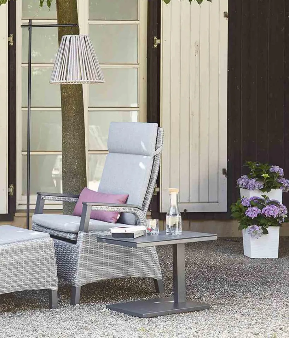 Siena Garden Blumentöpfe & Übertöpfe - Kunststoff-Topf Biron, eckig, ca. B40/H41,5/T40 cm Weiß
