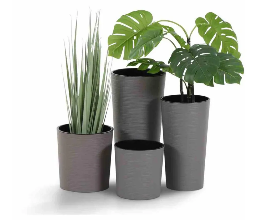 Siena Garden Vasen|Blumentöpfe & Übertöpfe > Kunststoff-Topf ECO Locon, konisch, ca. Ø30/H57 cm