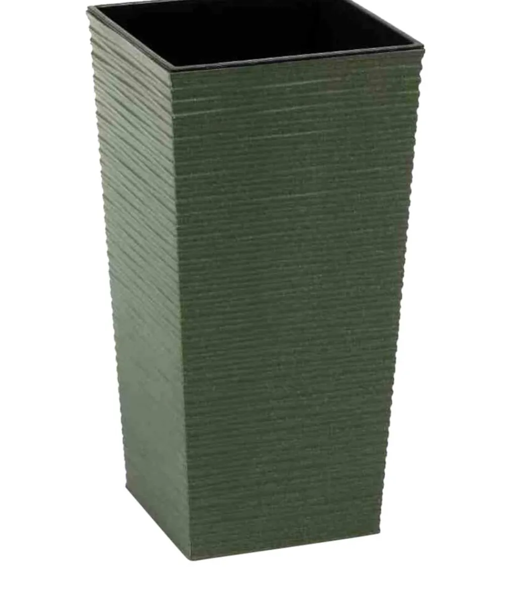 Siena Garden Vasen|Blumentöpfe & Übertöpfe > Kunststoff-Topf-Set ECO Nizza, konisch, ca. B30/H57/T30 cm