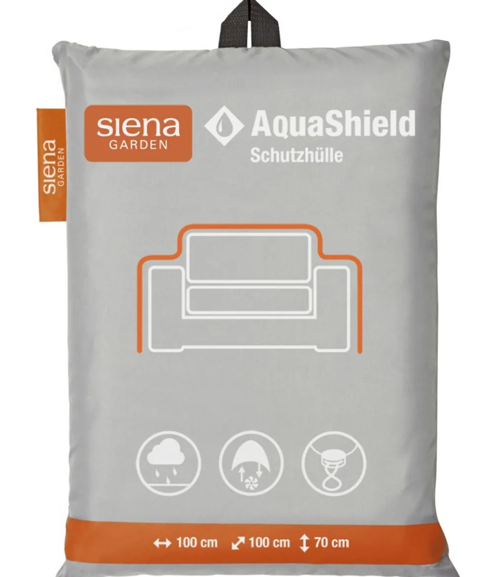 Siena Garden Schutzhüllen - Loungesesselhülle AquaShield, ca. B100/H70/T100 cm Grau