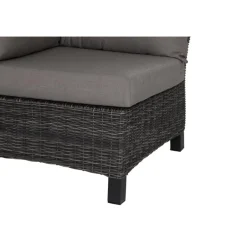 Siena Garden Modul Eckteil Corido, 88 x 83 x 83 cm Dunkelgrau New