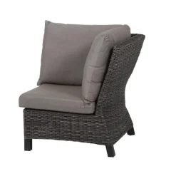 Siena Garden Modul Eckteil Corido, 88 x 83 x 83 cm Dunkelgrau New