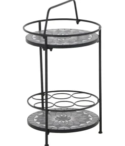 Siena Garden Beistelltische > Mosaikbeistelltisch Como, ca. Ø41/H74 cm