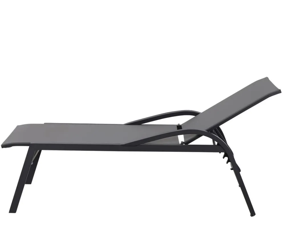 Siena Garden Rollliegen|Gartenliegen Aluminium > Rollliege Milos, ca. B68/H118/T200 cm