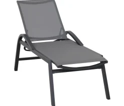 Siena Garden Rollliegen|Gartenliegen Aluminium > Rollliege Milos, ca. B68/H118/T200 cm