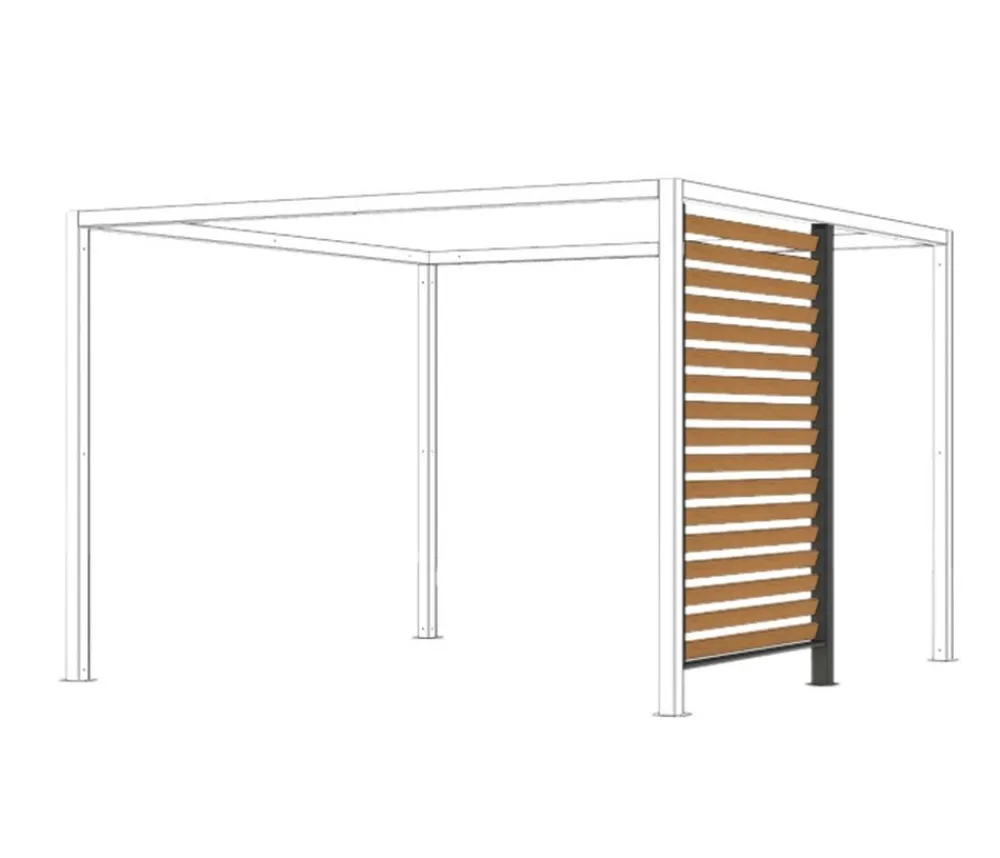 Siena Garden Schattenmanufaktur® Pergola Blende Holzoptik Clearance