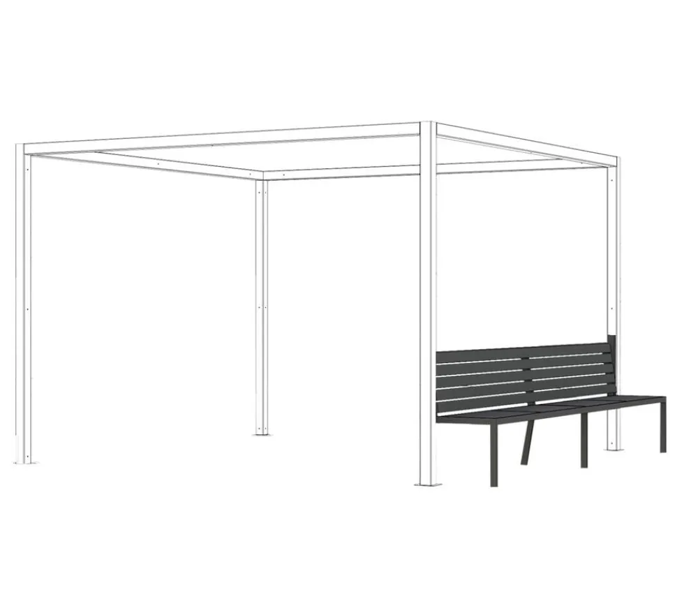 Siena Garden Pergolen > Schattenmanufaktur® Pergola-Zubehör Bank