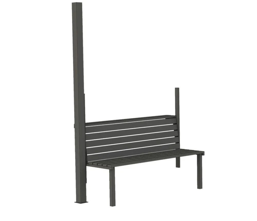 Siena Garden Schattenmanufaktur® Pergola-Zubehör Bank Anthrazit