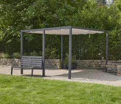 Siena Garden Schattenmanufaktur® Pergola-Zubehör Bank Anthrazit