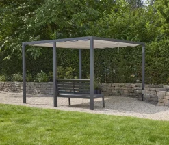 Siena Garden Schattenmanufaktur® Pergola-Zubehör Bank Anthrazit
