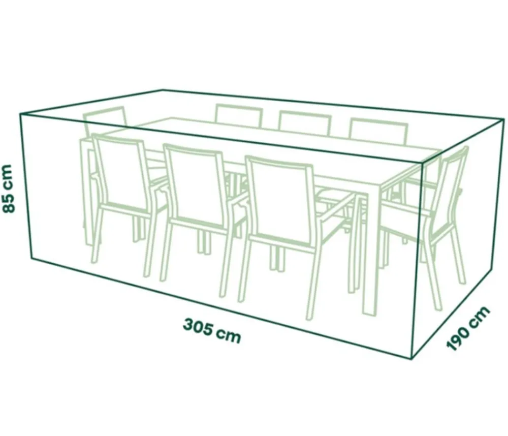 Siena Garden Schutzhüllen - Sitzgruppenhülle, ca. B305/H85/T190 cm Beige