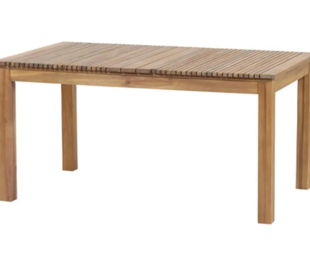 Siena Garden Garten-Esstische|Gartentische Holz - Tisch Falun, ca. B150/H74/T90 cm Hellbraun