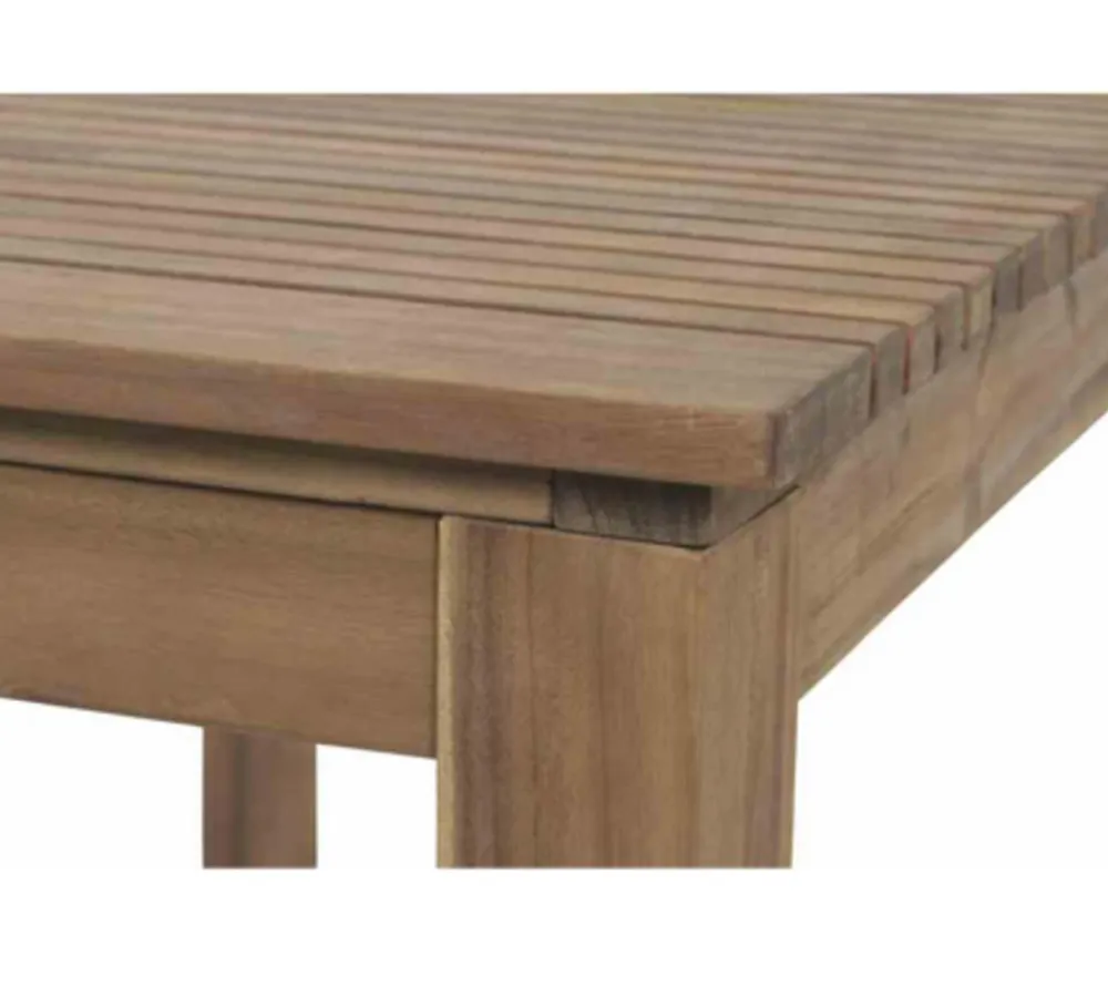 Siena Garden Garten-Esstische|Gartentische Holz - Tisch Falun, ca. B150/H74/T90 cm Hellbraun
