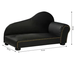 SILVIO design Mehr Hundeschlafplätze|Katzenbetten & Katzenkissen > Heimtierottomane, ca. B75/H40/T39 cm