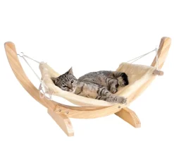 SILVIO design Katzenbetten & Katzenkissen - Hängematte Cat Relax Beige