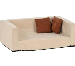 SILVIO design Hundesofa Buddy, Velour-Optik Creme New