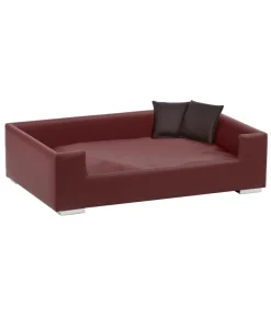 SILVIO design Mehr Hundeschlafplätze - Hundesofa Candy Dunkelrot