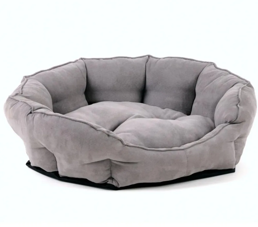 SILVIO design Hundeofa George, oval Hellgrau