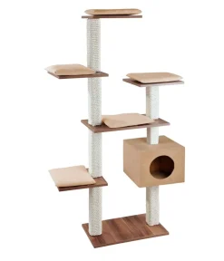 SILVIO design Kratzbäume & Kratzmöbel - Kratzbaum Cosy Walnuss, 175 cm