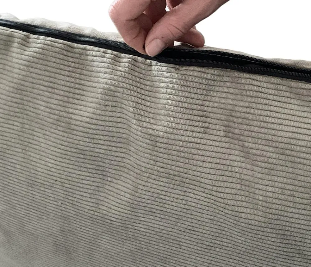 SILVIO design Kuschelbett Corvin, rechteckig Hellgrau Discount