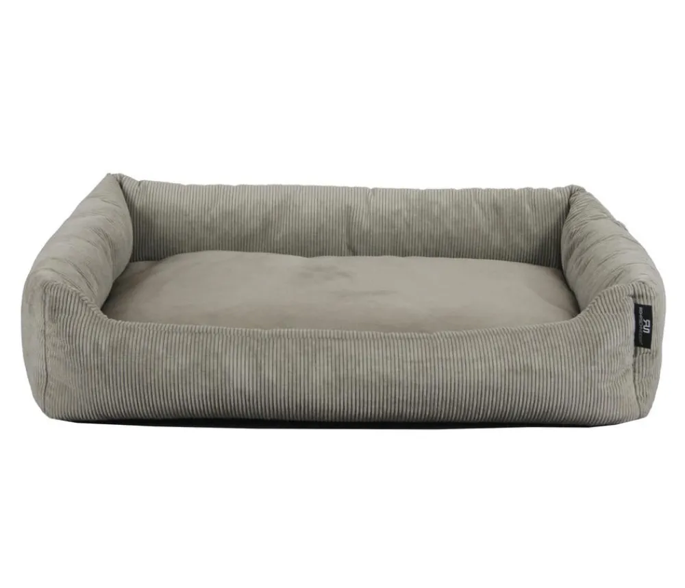 SILVIO design Kuschelbett Corvin, rechteckig Hellgrau Discount