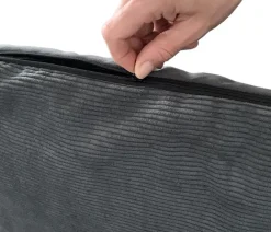 SILVIO design Hundebetten & Körbe|Katzenbetten & Katzenkissen - Kuschelbett Corvin, rechteckig Dunkelgrau