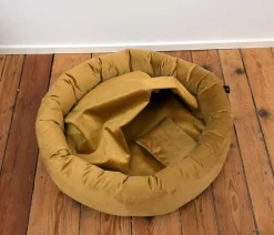 SILVIO design Hundebetten & Körbe|Katzenbetten & Katzenkissen - Kucheine ajo, rund Orange